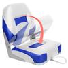 Deluxe Customized Fishing Boat Seat Foldable Low Back Marine Seat