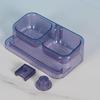 Double Bowl Parrot Splash Proof Feeder Splash Proof Bird Feeding Water Box  Indoor Use