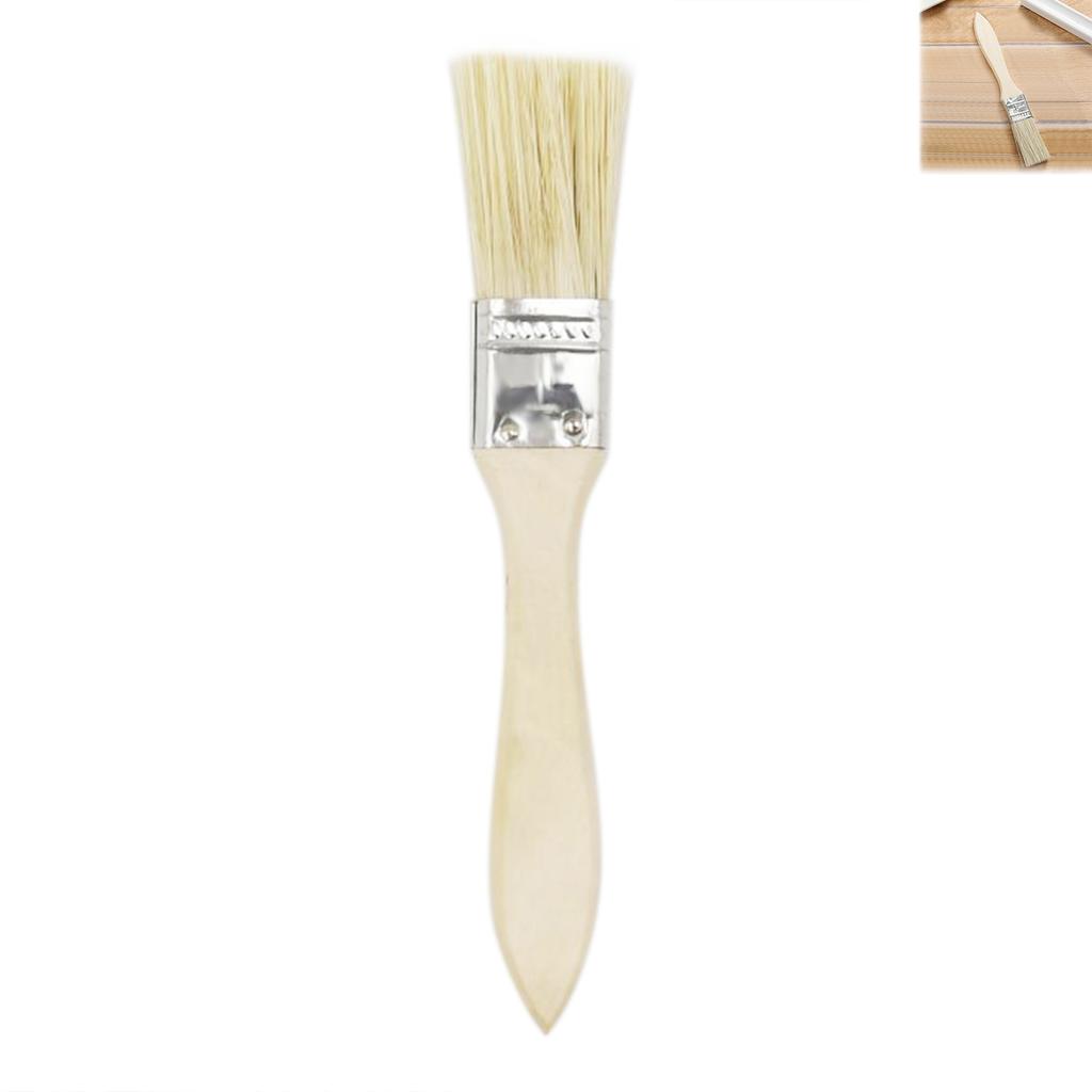 Bristle Brush For Paint And Grout Application Durable Natural Bristle DIY Tool