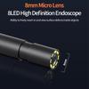 4,3-дюймовая 1-15 м 8 мм IP67 200 Вт Промышленная эндоскопическая камера Водонепроницаемый инспекционный зонд для трубопроводов Пиксель HD Камера для инспекции труб