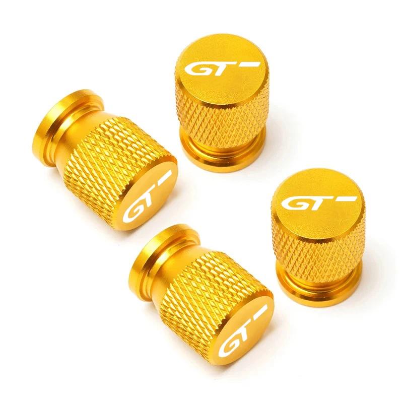 RFZN1 For Kia GT LINE ELANTRA Sportage Stinger KX5 K3 K4 K5 Sorento Aluminum Alloy 4pcs Car Wheel Tire Valve Caps Tyre Rim Stem Covers