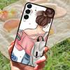 Чехол для Samsung Galaxy S22 Ultra Чехол S22 Plus Полностью Защитный Силиконовый Мультяшный Расписной Fundas Чехол для Samsung S 22 Fundas