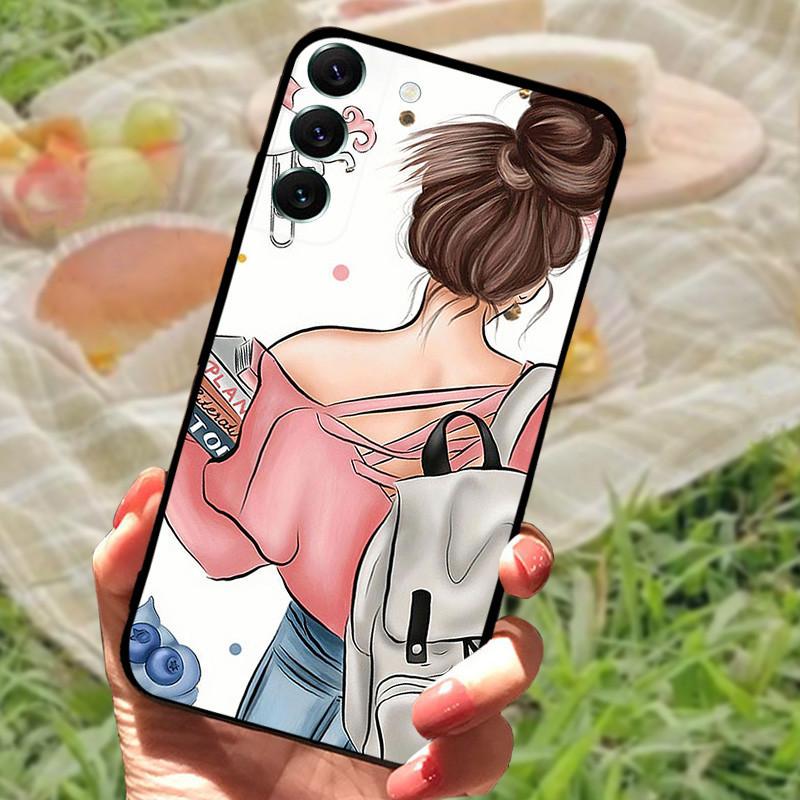 Чехол для Samsung Galaxy S22 Ultra Чехол S22 Plus Полностью Защитный Силиконовый Мультяшный Расписной Fundas Чехол для Samsung S 22 Fundas