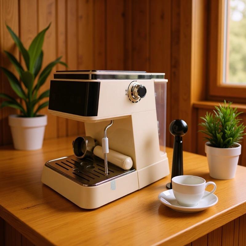 Универсальная кофемашина для эспрессо с кофемолкой и вспенивателем молока