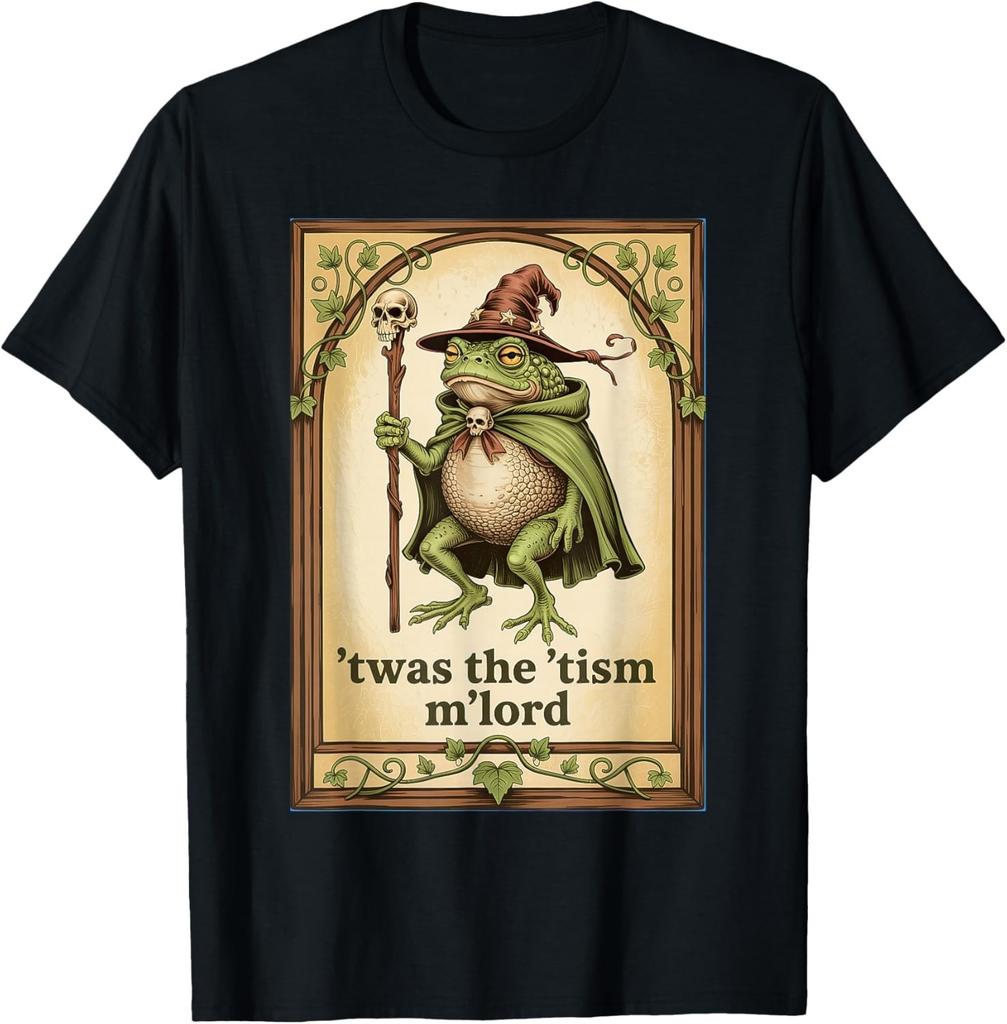 TWAS The 'Tism M'Lord Wizard Frog Autism T-Shirt unisex Tee
