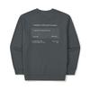 [Snowpeak] Land Lettering Woven Patch Sweatshirt Urban Green (S26SMFHT54)