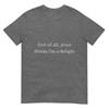 Vintage Retro First Of All Jesus Thinks Im A Delight Funny Sweatshirt