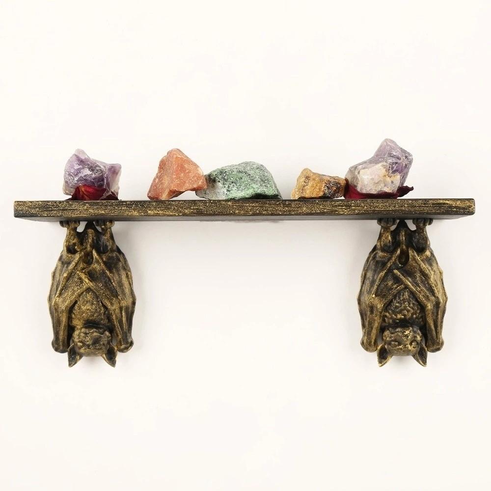 Plastic Hanging Bat Wall Bracket 3D Printed Wall Display Shelf  Collectibles Display