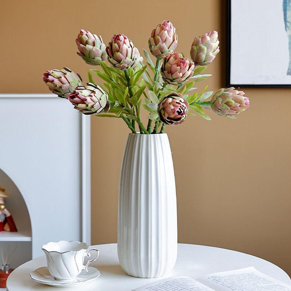 2 шт. Искусственные растения-плоды артишока Мягкий пластик Симуляция Цветок артишока Гостиная