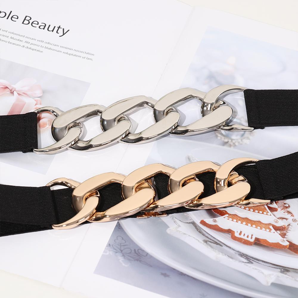 Fashion Waist Belts Adjustable Decorative Waistband Stretch Elastic Belts Waist Strap