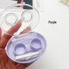 In Stock: No-Twist Portable All-in-One Clear & Colored Contact Lens Case with High-End Feel.