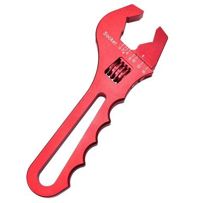 Алюминиевый гаечный ключ для фитингов AN для проектов DIY 7,2 дюйма 18,5 см регулируемый гаечный ключ для шланговых фитингов универсальный инструмент