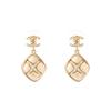 Металлические серьги с кристаллами Double C Женские серьги Золотой AB6880-B06561-NF088
