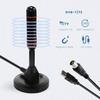 Antenne TNT intérieure - Leyf &amp; HDLine - HD990T - Mini UHF/VHF - Gain 25 dB - Support magnétique 6 cm