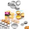 Thickened Tinplate Egg Tart Molds Durable Reusable Pudding Shells
