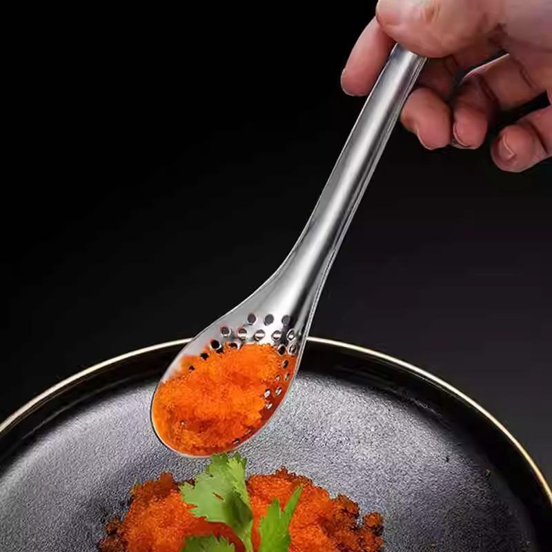 Кухонная ложка из нержавеющей стали с отверстиями для кухонной икры, ситечко для соуса из икры, прочные кухонные гаджеты для готовки