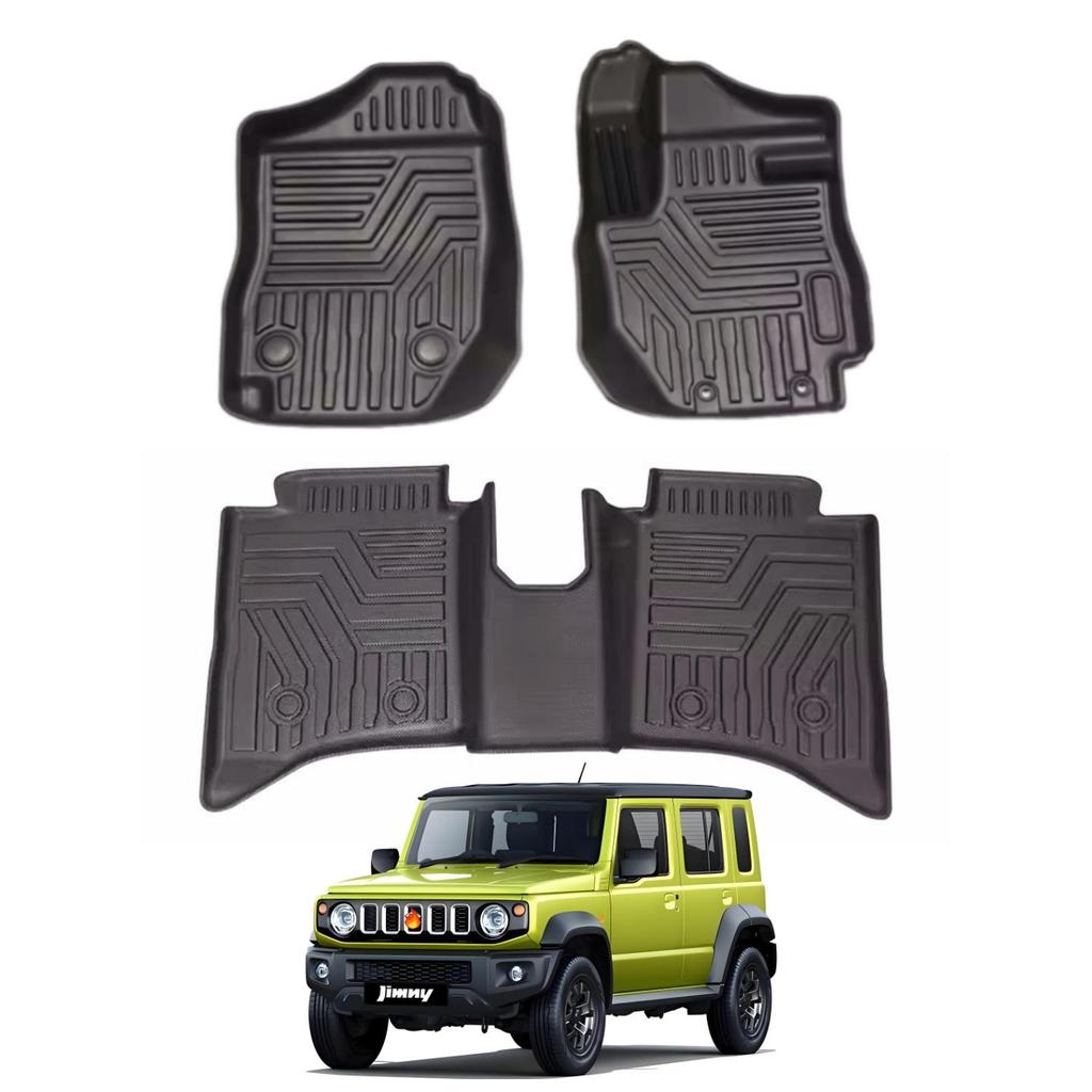 Waterproof Non-Slip 3D Floor Mats for 2023+ Suzuki Jimny Five-Door (RHD) JC74 JB74xl.