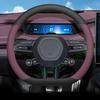 Four Seasons Non-slip Leather Steering Wheel Cover for Xiaomi YU7 SU7 2025 Interior Decoration Accessories