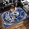 Dallas Cowboys Print Area Rug - Soft, Washable Non-Slip Indoor Mat for Office Chairs, Living Room, Home Office Decorative Rug