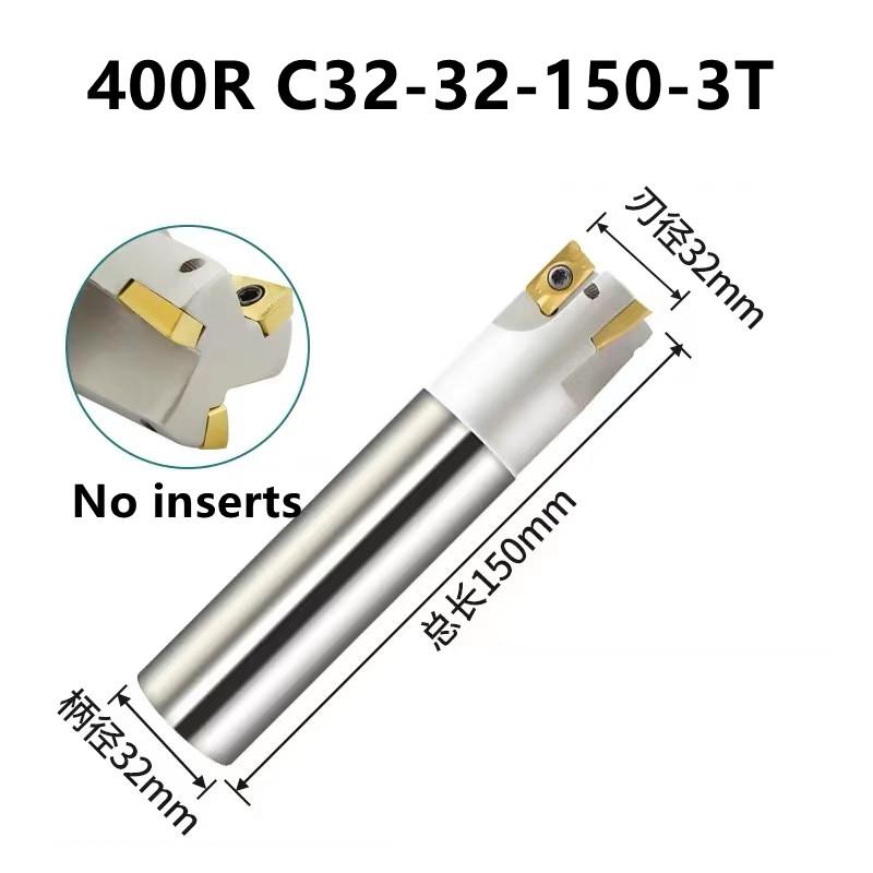 BAP400R Milling Cutter Arbor BAP400R C20 C24 C25 C26 C32 2T 3T Right Angle 90 Deg Milling Cutter Rod for APM1604 APGT Inserts