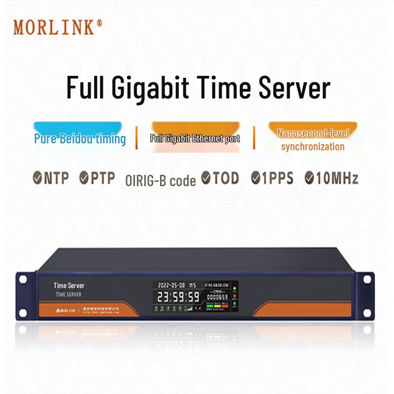 MORLINK MA-902 Full Gigabit NTP/PTP Time Server