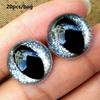 20pcs/set 18mm Safety Glitter Eyes Crafts with Golden Onion Gasket Puppet Colored Eyes Accessories