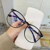 Transparent Computer Glasses Frame Women Men Anti Blue Light Round Eyewear Blocking Glasses Optical Spectacle Eyeglass