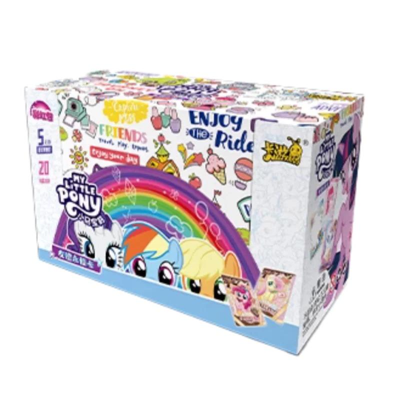 Authentic My Little Pony Series Card Shine Moon Pack Episode 5 Fluttershy Twilight Sparkle Anime Collection Card Toy Gift