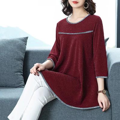 Рубашка женская, свободная рубашка большого размера с мягкой подошвой, розовые тонкие теплые элегантные топы с длинными рукавами