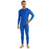 Mens One Piece Bodysuit Turtleneck Spandex Long Sleeve Unitard Leotard Dancewear