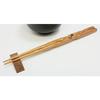 Yakusugi Premium Japanese Chopsticks, 23cm Twisted, with Chopstick Rest