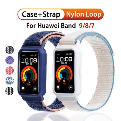 Для Huawei Band 9 8 7 ремешок аксессуары чехол нейлоновая петля сменный ремень браслет спортивный браслет Huawei Band 7 ремешок