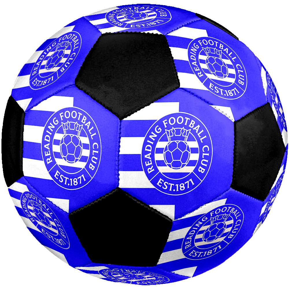 Reading FC Soccer Ball Colorful All Ages Machine Stitched PVC Competition Ready Durable High-Bounce.SIZE5
