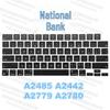 Запасные колпачки клавиш для MacBook моделей A2442, A2485, A2991, A2992, A3112, A3185, A3186, A3401, A3403