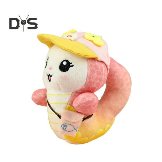 Мягкая игрушка-подвеска в виде змеи, брелок, симпатичная мягкая игрушка в виде змеи, талисман 2025 года, кукла-талисман для весеннего фестиваля, декор стола, подарок