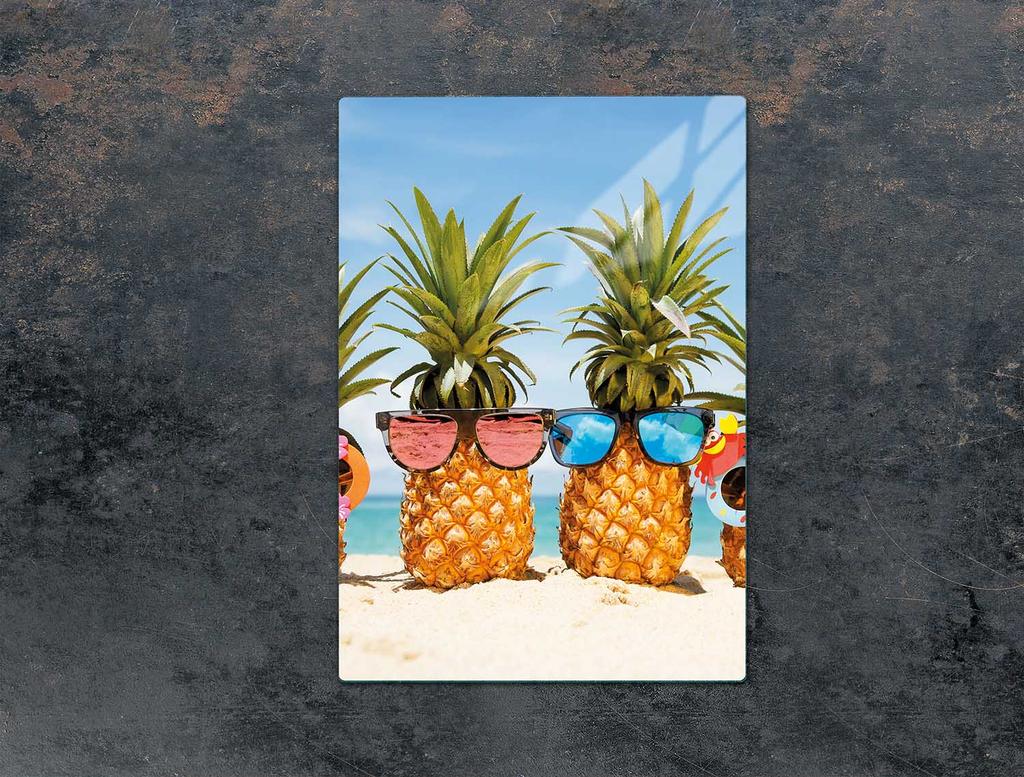 SZKLANA DESKA DO KROJENIA 35x52 ANANAS