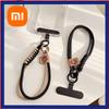 Xiaomi Шнурок для телефона на запястье, плетеный шнурок для телефона, креативный брелок, подвесная веревка, противоутерянный защитный браслет, универсальная короткая веревка