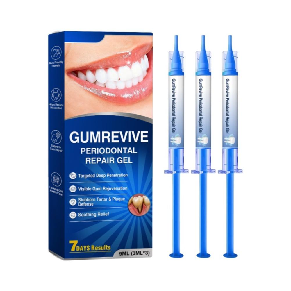 Gum Revive Профессиональный гель для восстановления десен и пародонта Свежая мята Натуральные растительные экстракты Бережный уход за полостью рта Бренд Гель для восстановления зубов