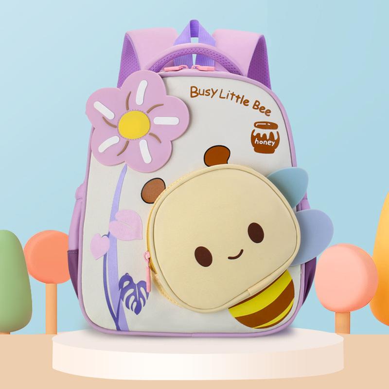 School Bag New Children's 3-6 Years Old Little Bee Lightweight Versatile Children's Backpack