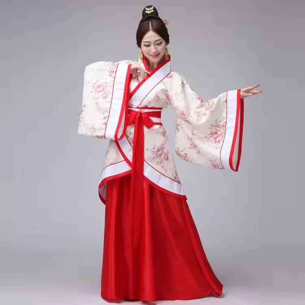 Men Woman Stage Dance Dress Chinese Traditional Costumes New Year Adult Tang Suit Performance Hanfu Female Cheongsam