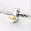 Original A-Z Alphabet Charms Bead 925 Silver 26 Letters CZ Zircon Heart Love Charm Fit Bracelet Bangle Jewelry Making