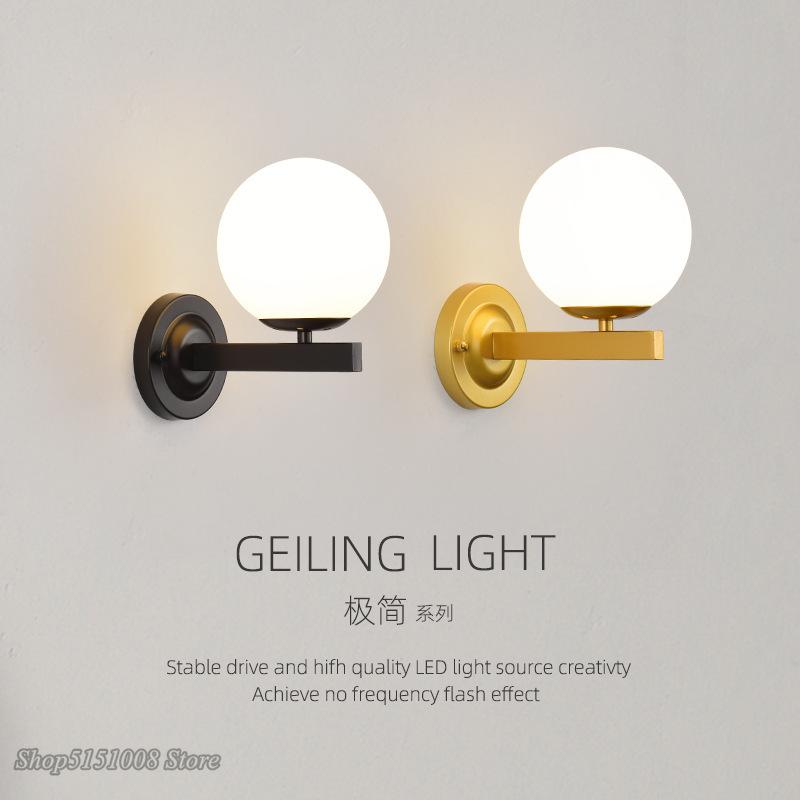 Современный Nordle LED Lustre Golden Black настенный светильник для внутреннего освещения для спальни, гостиной, настенные бра, настенные светильники