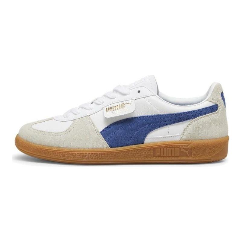 Puma Кожаные кроссовки Palermo White Clyde Royal Gum Unisex Vapor-Grey 396464-06