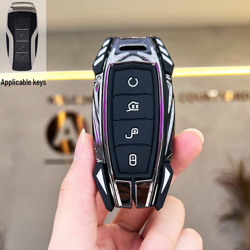 Чехол для ключа-брелока BYD Han для автомобилей DMP Dolphin, Seal EV, Yuan Pro, Tang, Qin, Song Plus DMI