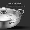 Индукционная и газовая хот-пот из нержавеющей стали SUPOR 304