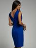 V Neck Solid Color Dress Waist Hugging Elegant Bodycon Dress for Women Sleeveless Loose Dresses Causal Ceremonial Dress