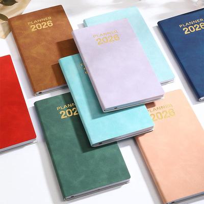 2026 Английский еженедельник A6 - Портативный карманный дневник и блокнот для повышения эффективности на 365 дней