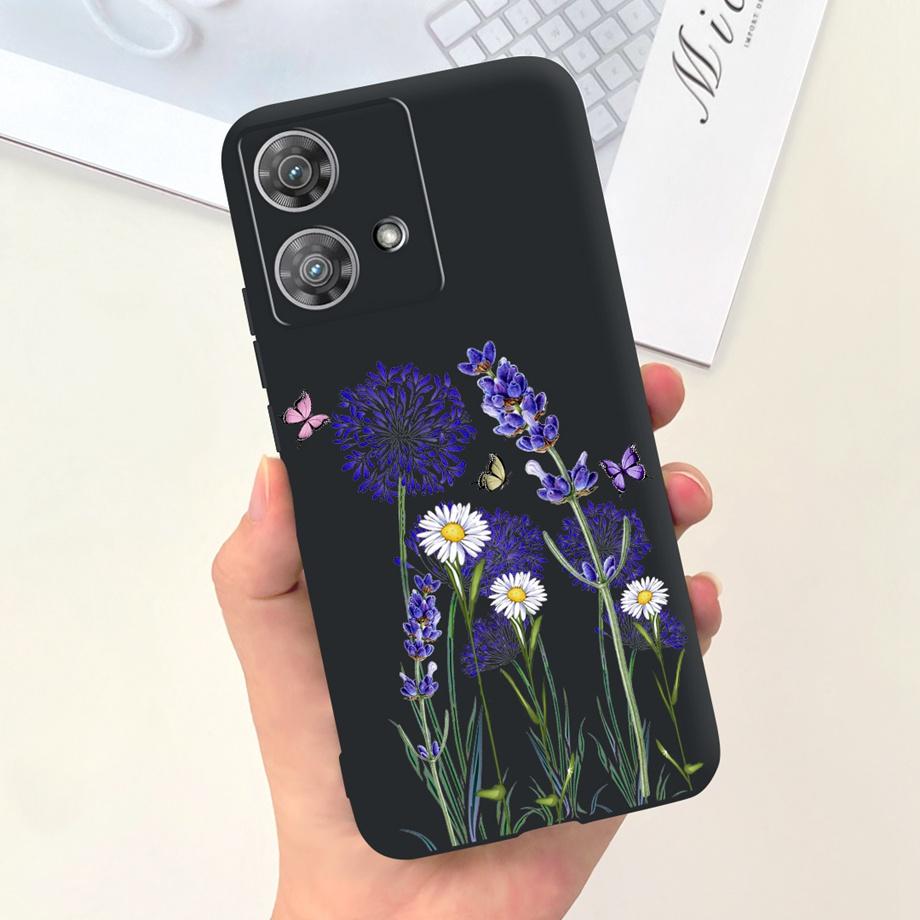 Чехол для Motorola Moto Edge 40 Neo 5G, мягкий жидкий силикон, противоударный чехол для Funda Motorola Edge 40 Edge40 Neo, желе, девичий