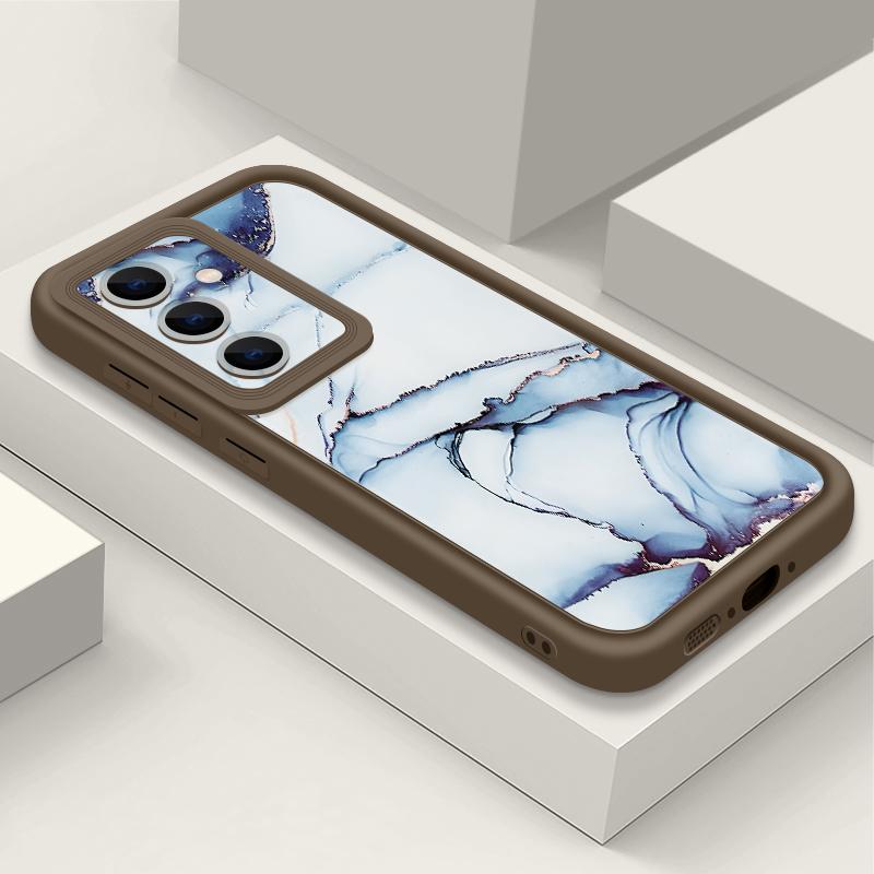 Чехол Геометрия с Мраморным Принтом Для Samsung A57 A37 A27 A17 S26 Ultra S25 FE A56 A36 A26 A16 A55 A35 A25 A15 A54 5G S21 S22 S23 S24 Plus Ударопрочный Чехол