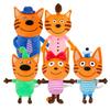 НОВЫЕ Плюшевые игрушки Kote Kitty Dog Man Милые Мягкие Набивные Куклы для Декора Домашней Комнаты Подарок на День Рождения Рождество для Детей 25/28 см